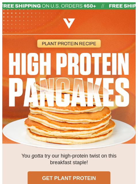 vedgenutrition newsletter: 🥞 A Pan + a Plan