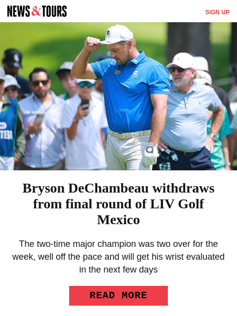 golfdigest newsletter: Matt Fitzpatrick's Harbour Town hijinks