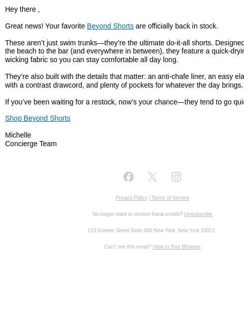 untuckit newsletter: Back in Stock: The Shorts That Do It All