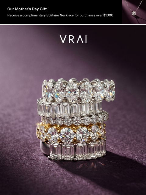 vrai newsletter: Eternity Bands for Mom