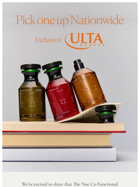 thenueco newsletter: Big News: The Nue Co. is Now Available at ULTA Nat...
