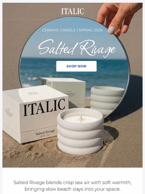 italic newsletter: Meet the Scent of Summer 2026