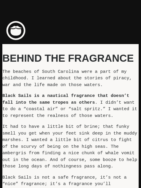 beardbrand newsletter: A nautical fragrance that doesn’t fall into the sa...