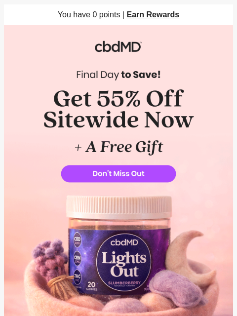 cbdmd newsletter: Final Hours of Our 420 Sale Are Here ⏰
