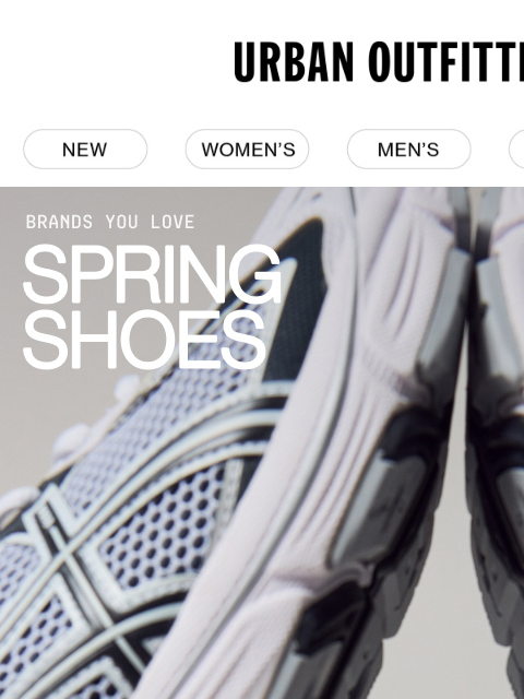 urbanoutfitters newsletter: ASICS, Birkenstock & more brands you love 👟