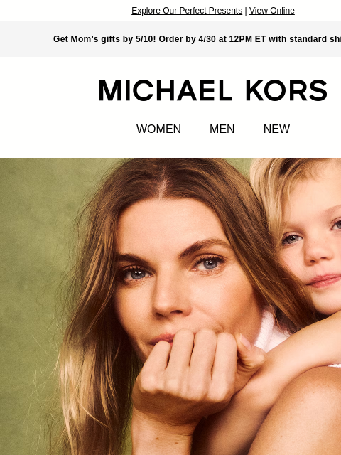 michaelkorsmail newsletter: Show Mom Some Love—She Deserves It