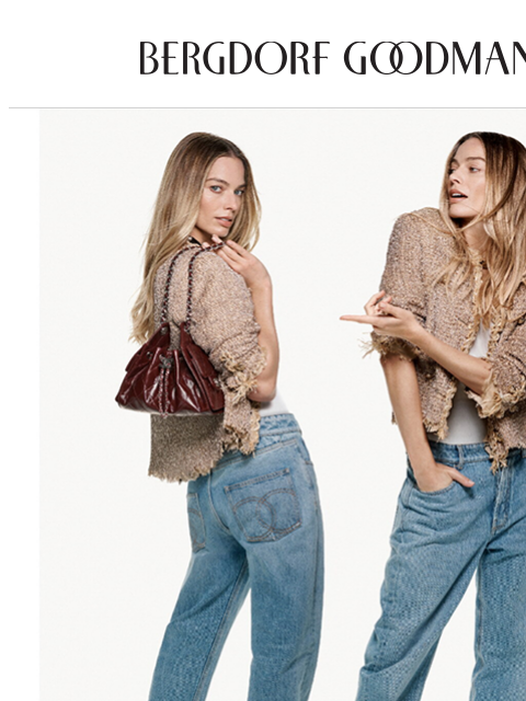 bergdorfgoodman newsletter: Margot Robbie For The CHANEL 25 Handbag