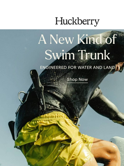 huckberry newsletter: The Swim Trunk Killer Is Back