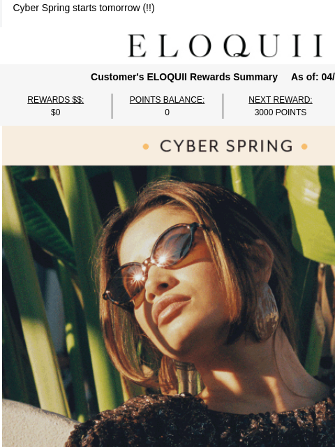 eloquii newsletter: SET YOUR ALARMS 👀