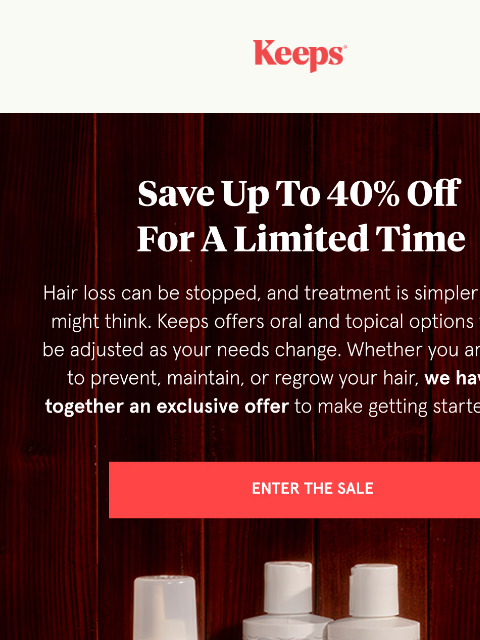 keeps newsletter: For A Limited Time