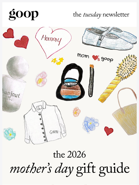 goop newsletter: the Tuesday newsletter