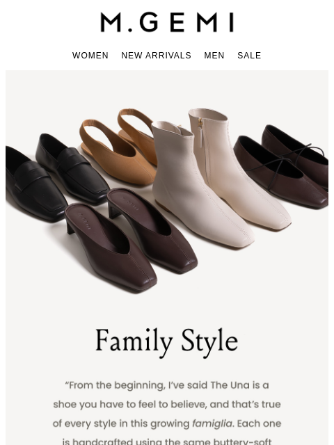 mgemi newsletter: The Una Famiglia Is Complete