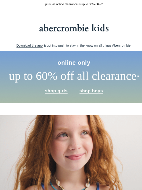 abercrombie newsletter: this season's freshest looks ☀️