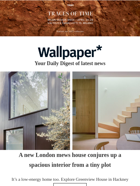 futureplc newsletter: A surprising London mews house