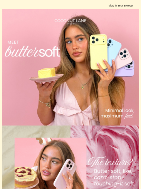 coconut-lane newsletter: You’re going to want to FEEL this 🧈☁️