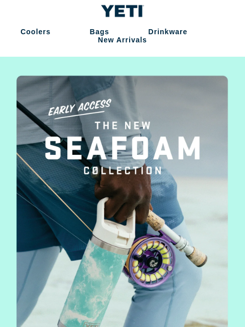 yeti newsletter: Seafoam Has Come Ashore