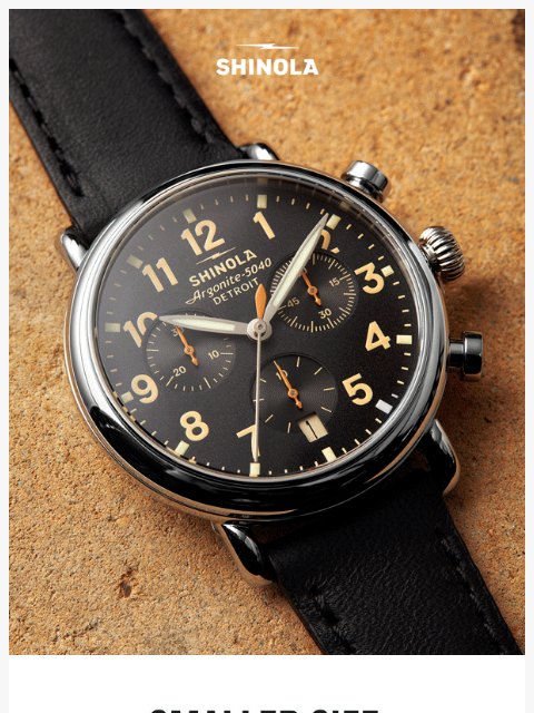 shinola newsletter: The Chronograph, Reconsidered