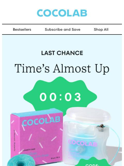 cocolab newsletter: 48 Hours Left ⏰