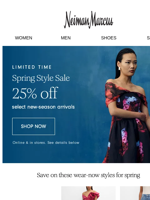 Take 25% off wear-now styles for spring ‌ ‌ ‌ ‌ ‌ ‌ ‌ ‌ ‌ ‌ ‌ ‌ ‌ ‌ ‌ ‌ ‌ ‌ ‌ ‌ ‌ ‌ ‌ ‌ ‌ ‌ ‌ ‌ ‌ ‌ ‌ ‌ ‌ ‌ ‌ ‌ ‌ ‌ ‌ ‌ ‌ ‌ ‌ ‌ ‌ ‌ ‌ ‌ ‌ ‌ ‌ ‌ ‌ ‌ ‌ ‌ ‌ ‌ ‌ ‌ ‌ ‌ ‌ ‌ ‌ ‌ ‌ ‌ ‌ ‌ ‌ ‌ ‌ ‌ ‌ ‌ ‌ ‌ ‌ ‌ ‌