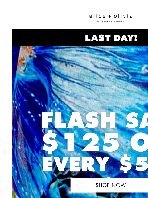 IT'S YOUR LAST CHANCE TO SHOP OUR SALE! ‌ ‌ ‌ ‌ ‌ ‌ ‌ ‌ ‌ ‌ ‌ ‌ ‌ Header Logo *TAKE $125 OFF EVERY $500 YOU SPEND. EXCLUSIONS APPLY. ONLY ITEMS MARKED WITH "FLASH SALE" ARE ELIGIBLE FOR