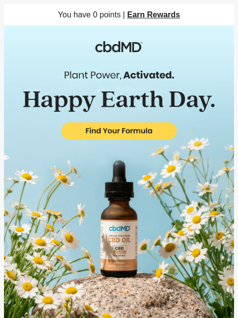 cbdmd newsletter: Your Earth Day Upgrade Starts Here 🌎
