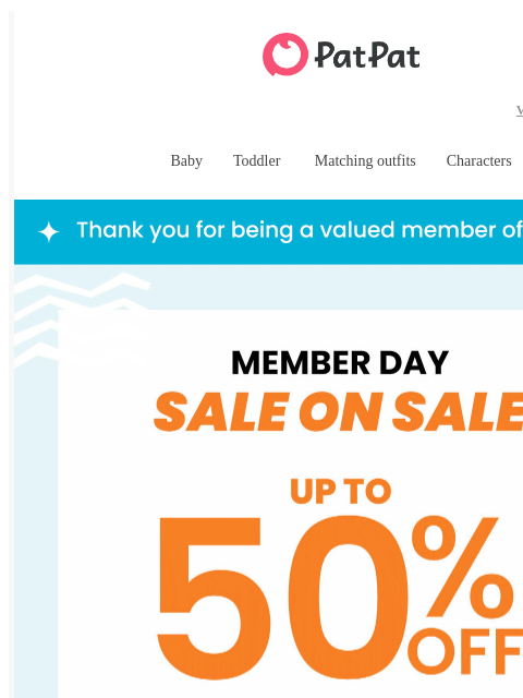 patpat newsletter: APPROVED: Member Day Starts for You Now