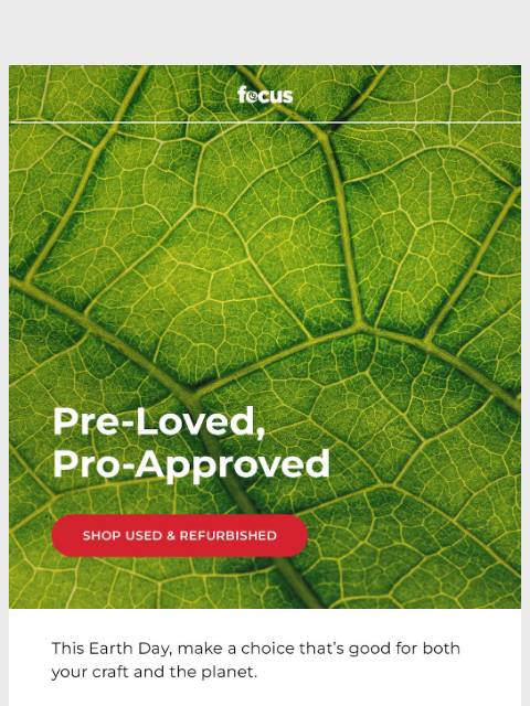 focuscamera newsletter: Pre-owned, pro-ready 🌎