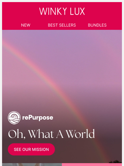 winkylux newsletter: Beauty you can smile about