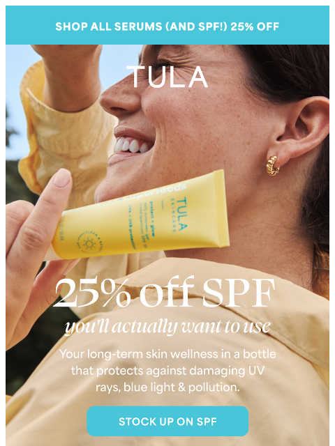 tula newsletter: Protect, glow, repeat ☀️