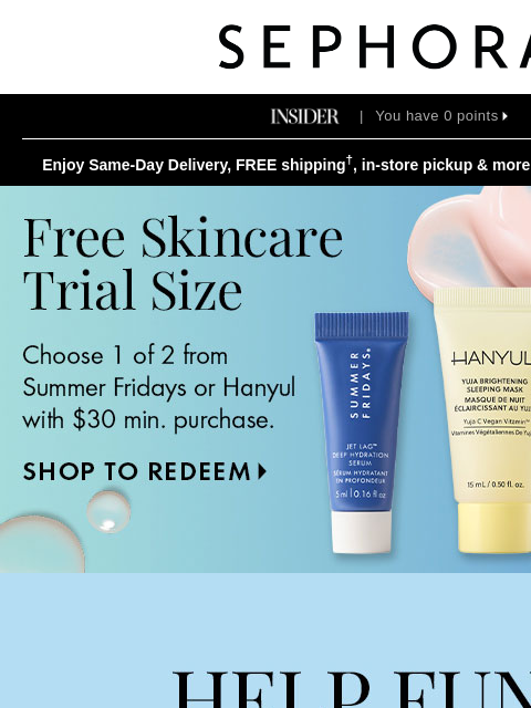 sephora newsletter: Shop with impact this Earth Day 💚
