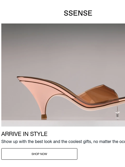 ssense newsletter: Be Our Guest