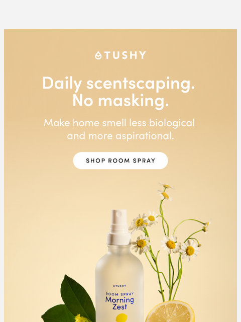 hellotushy newsletter: A scent story that isn't 🐶 💩 🧅 👟
