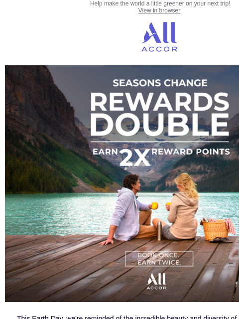 all newsletter: Plan an eco-concious stay this Earth Month, - 🌱