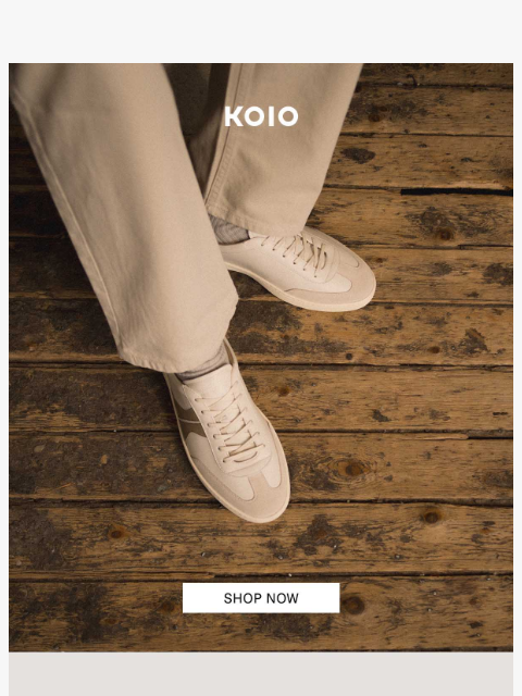 koio newsletter: Designed for Contrast.