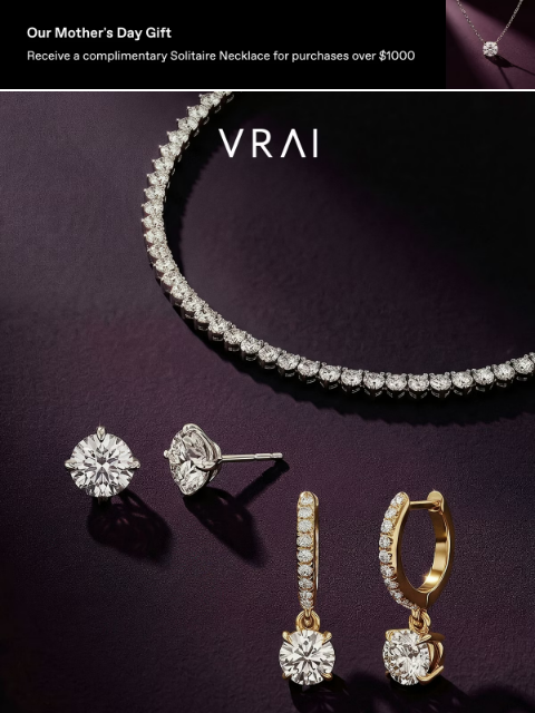 vrai newsletter: Last call on made-to-order gifts