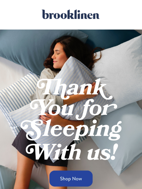 brooklinen newsletter: 12 Years of Being the BEST in Bed