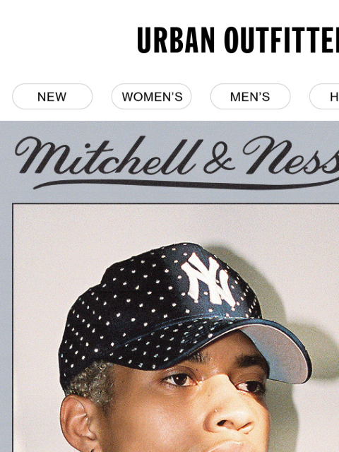 urbanoutfitters newsletter: Gear up for game day with Mitchell & Ness