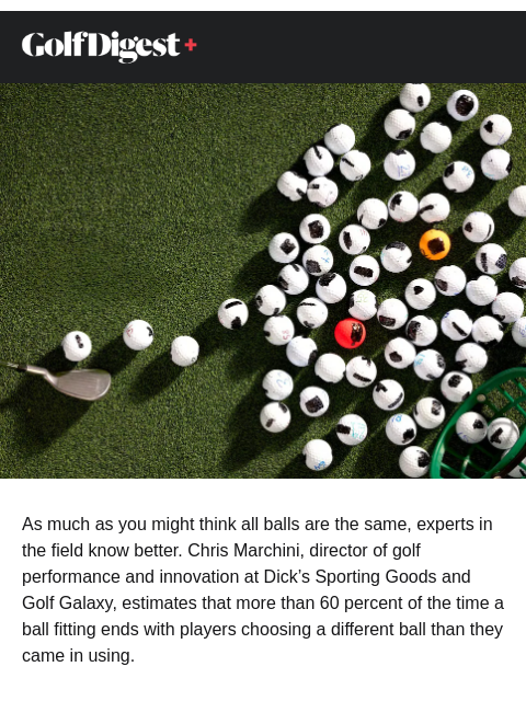 golfdigest newsletter: Golf Ball Hot List 2026 is here