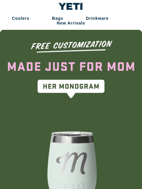 yeti newsletter: Make A Gift As Special As Mom – For Free