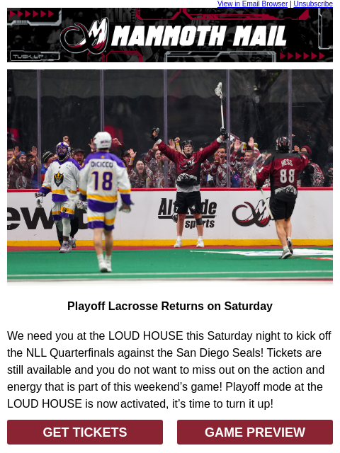 thecoloradomammoth newsletter: 🦣 Playoffs are Here!