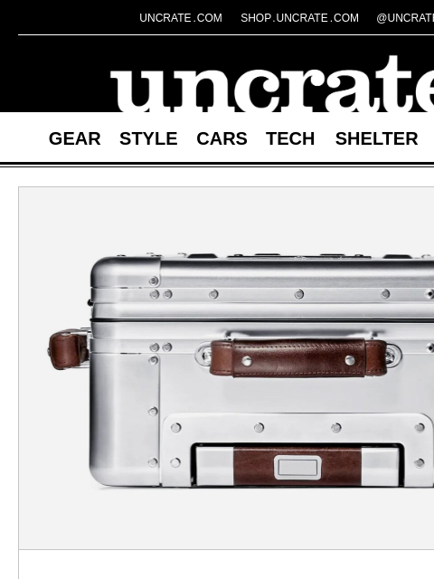 uncrate newsletter: Sterling Pacific 35L Cabin Travel Case & more