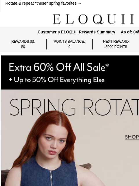 eloquii newsletter: Now trending: stripes, sundresses, & sets 📈​