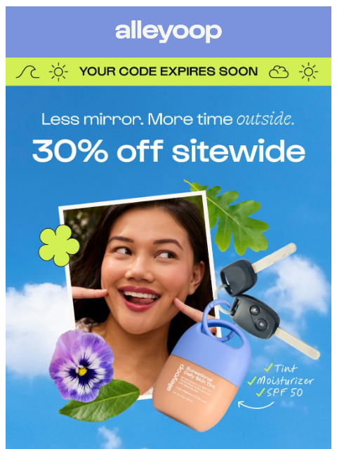 meetalleyoop newsletter: Reminder: 30% off