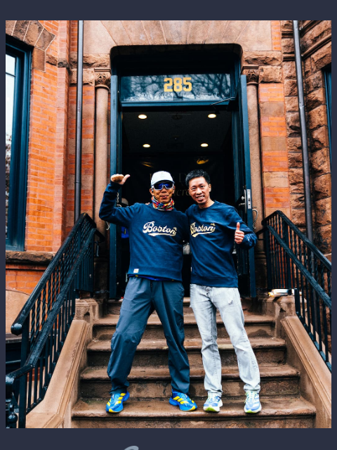 tracksmith newsletter: Thank You, Boston