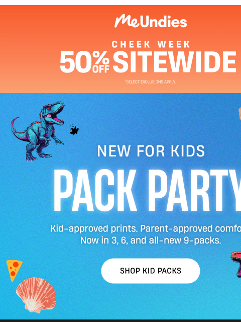 meundies newsletter: You're Invited! 🥳