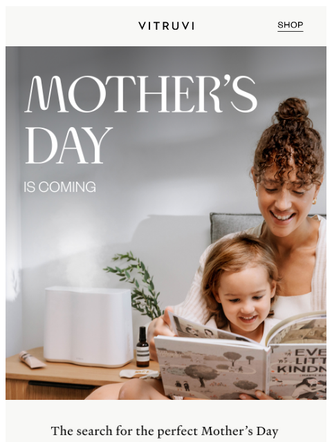 vitruvi newsletter: Mother’s Day Sale Just Launched! 🌷