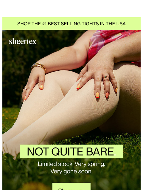 sheertex newsletter: Nude done right.