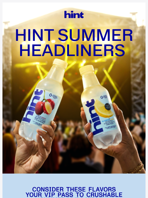 drinkhint newsletter: Welcome to Hintfest ☀️