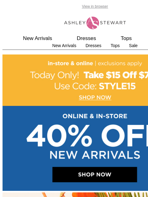 ashleystewart newsletter: OOO vibes ✈️ Take these tops on vacation!