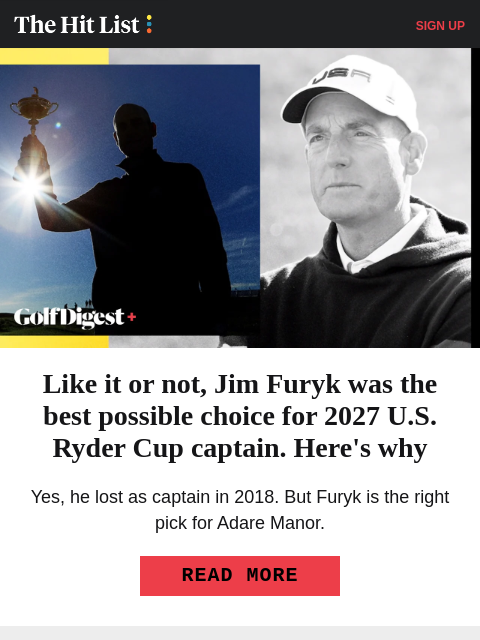 golfdigest newsletter: Are you playing the right golf ball?